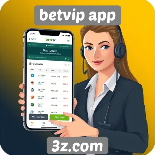 Suporte ao cliente no betvip app