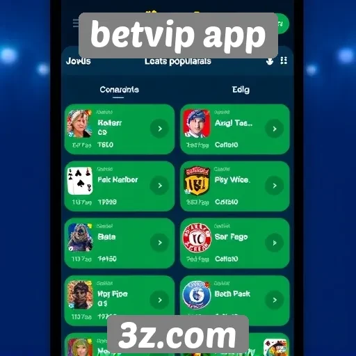 Comparativo de jogos populares no betvip app